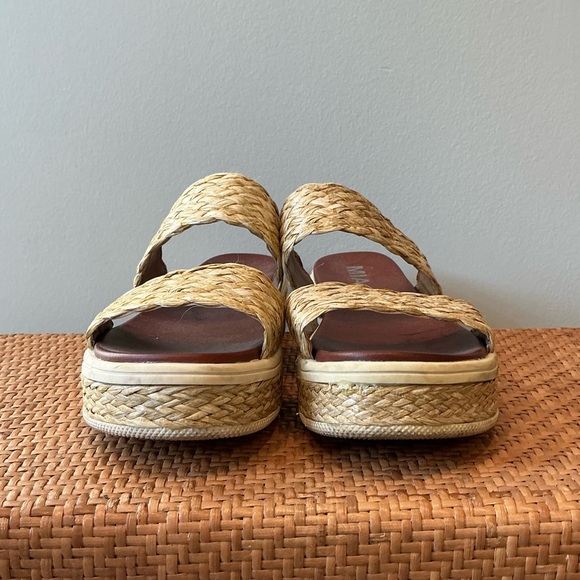 MIA Espadrille Woven Cami Slides Platform Sandals 9 - Picture 2 of 6